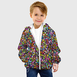 Куртка с капюшоном детская Скрепыши, цвет: 3D-белый — фото 2