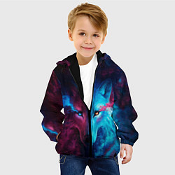 Куртка с капюшоном детская ЗВЕЗДНЫЙ ВОЛК, цвет: 3D-черный — фото 2