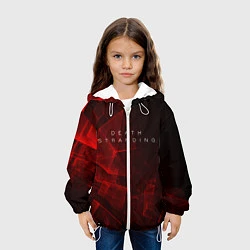 Куртка с капюшоном детская DEATH STRANDING S, цвет: 3D-белый — фото 2