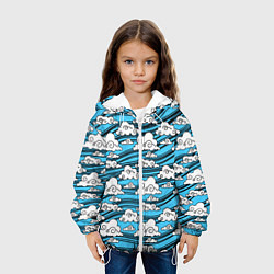 Куртка с капюшоном детская КИМОНО ТАНДЖИРО, цвет: 3D-белый — фото 2