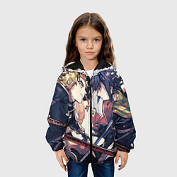 Куртка с капюшоном детская Два Клинка, цвет: 3D-черный — фото 2