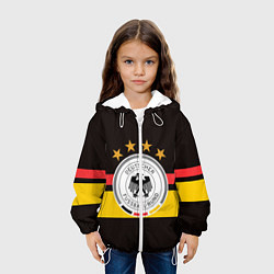 Куртка с капюшоном детская СБОРНАЯ ГЕРМАНИИ, цвет: 3D-белый — фото 2