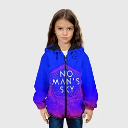 Куртка с капюшоном детская NO MANS SKY, цвет: 3D-черный — фото 2
