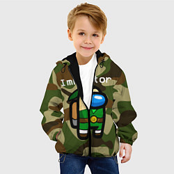 Куртка с капюшоном детская Hero be sus, цвет: 3D-черный — фото 2