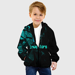 Куртка с капюшоном детская Among Us Investors, цвет: 3D-черный — фото 2