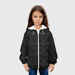 Куртка с капюшоном детская Ночные наблюдатели, цвет: 3D-белый — фото 2
