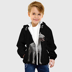 Куртка с капюшоном детская Bully, цвет: 3D-белый — фото 2