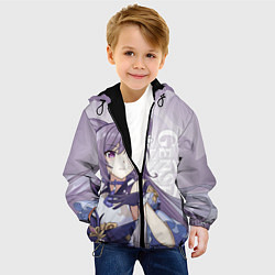 Куртка с капюшоном детская GENSHIN IMPACT, КЭ ЦИН, цвет: 3D-черный — фото 2
