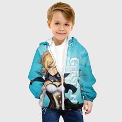 Куртка с капюшоном детская GENSHIN IMPACT, ДЖИНН, цвет: 3D-белый — фото 2