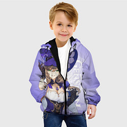 Куртка с капюшоном детская GENSHIN IMPACT, ЛИЗА, цвет: 3D-черный — фото 2