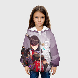 Куртка с капюшоном детская GENSHIN IMPACT, БЭЙ ДОУ, цвет: 3D-белый — фото 2