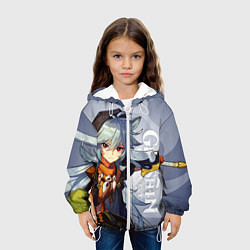 Куртка с капюшоном детская GENSHIN IMPACT, РЭЙЗОР, цвет: 3D-белый — фото 2
