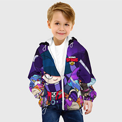 Куртка с капюшоном детская BRAWL STARS EDGAR, цвет: 3D-белый — фото 2