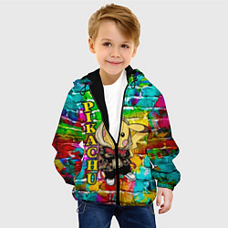 Куртка с капюшоном детская Pikachu, цвет: 3D-черный — фото 2