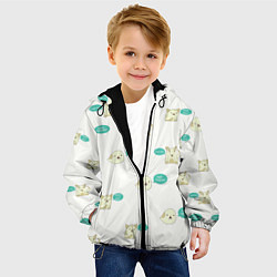 Куртка с капюшоном детская Чык-чырык, цвет: 3D-черный — фото 2