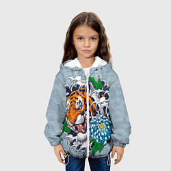 Куртка с капюшоном детская Химико Тога, цвет: 3D-белый — фото 2