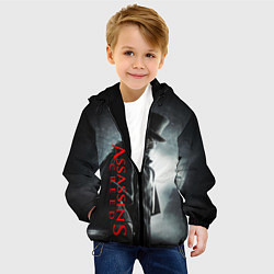 Куртка с капюшоном детская Assassin’s Creed, цвет: 3D-черный — фото 2