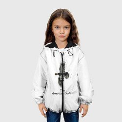 Куртка с капюшоном детская American Gods, цвет: 3D-черный — фото 2