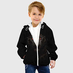 Куртка с капюшоном детская ПАНТЕРА, цвет: 3D-белый — фото 2