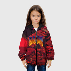 Куртка с капюшоном детская DOOM ДУМ S, цвет: 3D-черный — фото 2