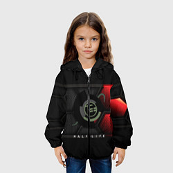 Куртка с капюшоном детская Half-Life S, цвет: 3D-черный — фото 2