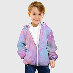 Куртка с капюшоном детская Просто космос, цвет: 3D-белый — фото 2