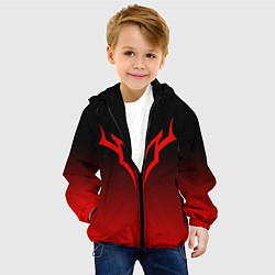 Куртка с капюшоном детская BERSERK БЕРСЕРК, цвет: 3D-черный — фото 2