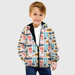 Куртка с капюшоном детская Рок, цвет: 3D-черный — фото 2