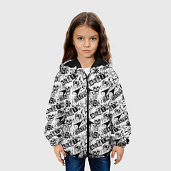 Куртка с капюшоном детская Rock music, цвет: 3D-черный — фото 2