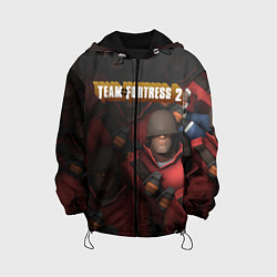 Куртка с капюшоном детская Team Fortress, цвет: 3D-черный