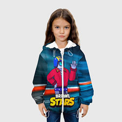 Куртка с капюшоном детская STU СТУ Brawl Stars, цвет: 3D-белый — фото 2