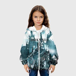 Куртка с капюшоном детская Dark Souls, цвет: 3D-белый — фото 2