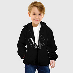 Куртка с капюшоном детская Life Is Strange, цвет: 3D-черный — фото 2