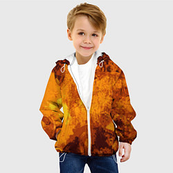 Куртка с капюшоном детская Стимпанк, цвет: 3D-белый — фото 2