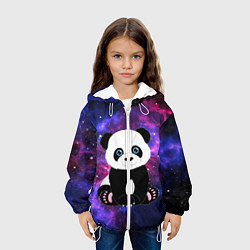 Куртка с капюшоном детская Space Panda, цвет: 3D-белый — фото 2