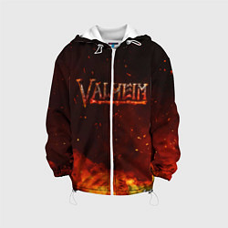 Детская куртка Valheim огненный лого