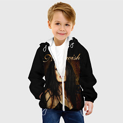 Куртка с капюшоном детская Nightwish, цвет: 3D-белый — фото 2