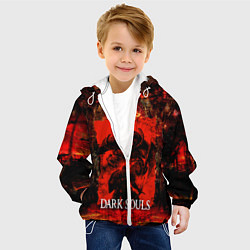 Куртка с капюшоном детская DARK SOULS GAME STORY, цвет: 3D-белый — фото 2