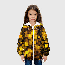 Куртка с капюшоном детская Неоновый взрыв, цвет: 3D-белый — фото 2