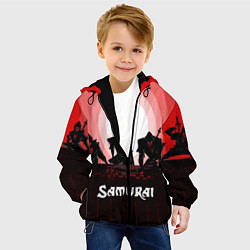 Куртка с капюшоном детская CYBERPUNK SAMURAI 2077, цвет: 3D-черный — фото 2