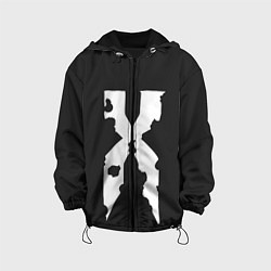 Куртка с капюшоном детская The X, цвет: 3D-черный
