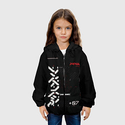 Куртка с капюшоном детская CuberPunk 2077, цвет: 3D-черный — фото 2