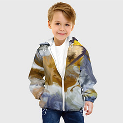 Куртка с капюшоном детская FET, цвет: 3D-белый — фото 2