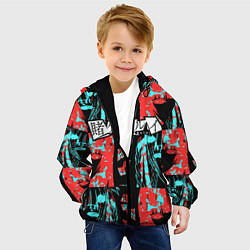Куртка с капюшоном детская Kakegurui Безумный азарт, цвет: 3D-черный — фото 2