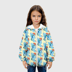 Куртка с капюшоном детская Rainbow Dash, цвет: 3D-белый — фото 2