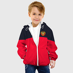 Куртка с капюшоном детская СТИЛЬ СССР ДИЗАЙН СПИНЫ, цвет: 3D-белый — фото 2