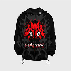 Куртка с капюшоном детская Hades, цвет: 3D-черный