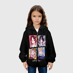 Куртка с капюшоном детская Kaguya-sama Love Is War, цвет: 3D-черный — фото 2