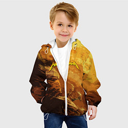 Куртка с капюшоном детская Metallica Music, цвет: 3D-белый — фото 2