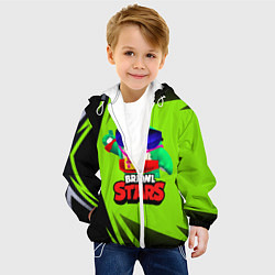 Куртка с капюшоном детская Базз Buzz Brawl Stars, цвет: 3D-белый — фото 2